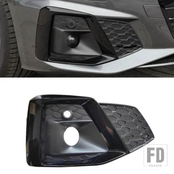 【並行輸入品】アウディ フロントバンパーグリルフォグランプカバー A5 S5 2021-2023