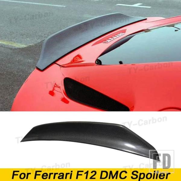 【並行輸入品】カーボンリアスポイラートランクウィングフェラーリ F12 ベルリネッタ 2013-2016 DMC スタイルブーツ外装トリム