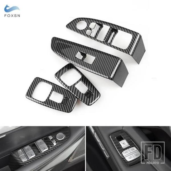 【並行輸入品】BMW 7シリーズ G11 G12 2016-2021 ウィンドウリフトスイッチボタンコントロールパネルフレームカバーアクセサリートリム