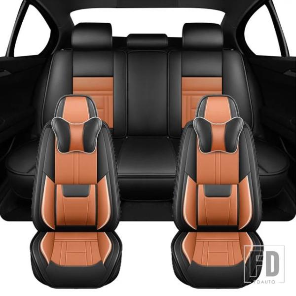 【並行輸入品】汎用 アウディ PU レザーカーシートカバーQ7 4L A7 A6 C6 アバント Q5 A4 B8 B7 A3 8P Q3 Q2L クッションオ