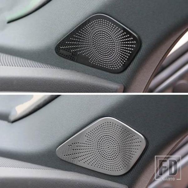 【並行輸入品】アウディ A3 8Y スポーツバック 2021-22 ダッシュボードスピーカーパネルカバートリム ステンレス製