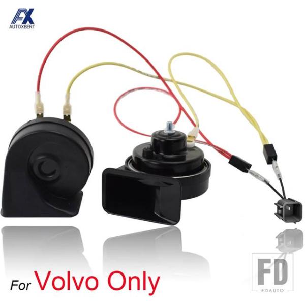 並行輸入品 ボルボ V40 V70 S60 S90 XC40 XC60 XC90 12V 110-125DB 大音量カーホーン 410/510HZ 高低ピッチ 