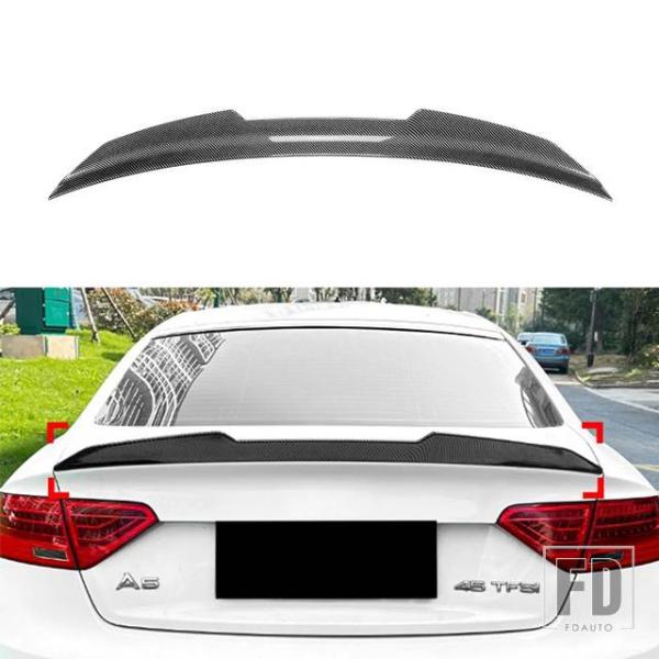 【並行輸入品】アウディ A5 8T スポーツバック 4ドア 2007-2014-2016用 リアトランク リップスポイラー トリム ウィング アクセサリー