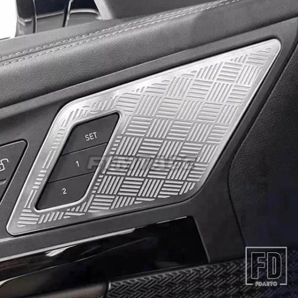 【並行輸入品】BMW X1 IX1 U11 2023-2024 ステンレス カードアスピーカー Aピラー ツイーターパネルカバー トリムステッカー