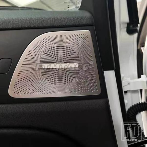 【並行輸入品】ボルボ S60 V60 2020-2023-2025 スピーカーカバー サウンドデコレーションホーン装飾フレーム 車内アクセサリーに適合
