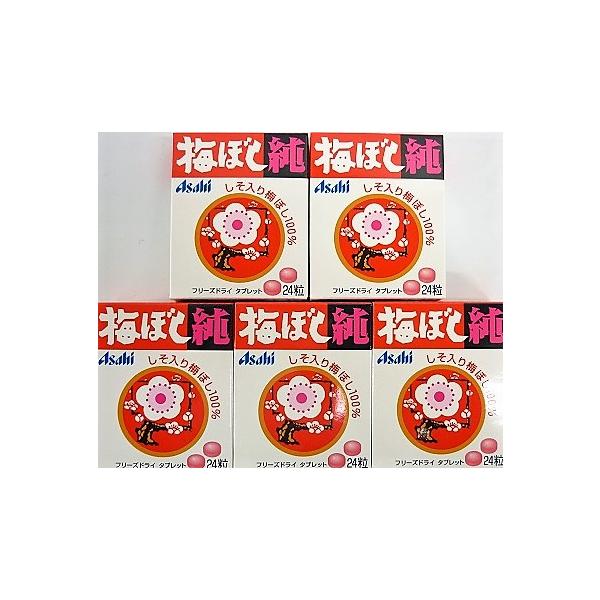メール便 ［5個セット］梅ぼし純　24粒入り×５個 ・メール便にて発送致します