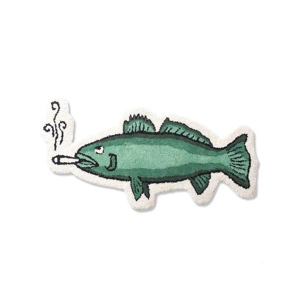 GOOD WORTH & CO (グッドワース,ラグマット) SMOKING FISH RUG 