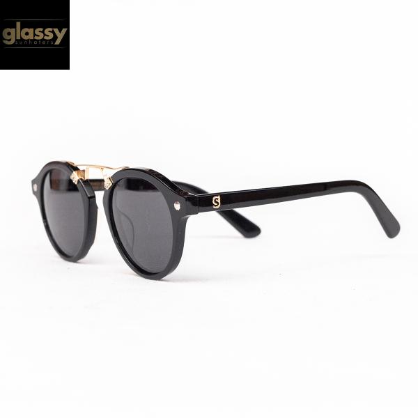 GLASSY EYWEAR グラッシー サングラス ハイローラーシリーズ 偏光レンズ SWIFT Polarized High Roller Black/Gold