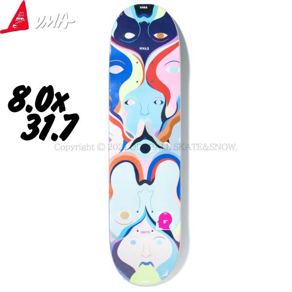 UMA 8.0インチ COLMAN EVAN SMITH DECK ウーマ スケートボード