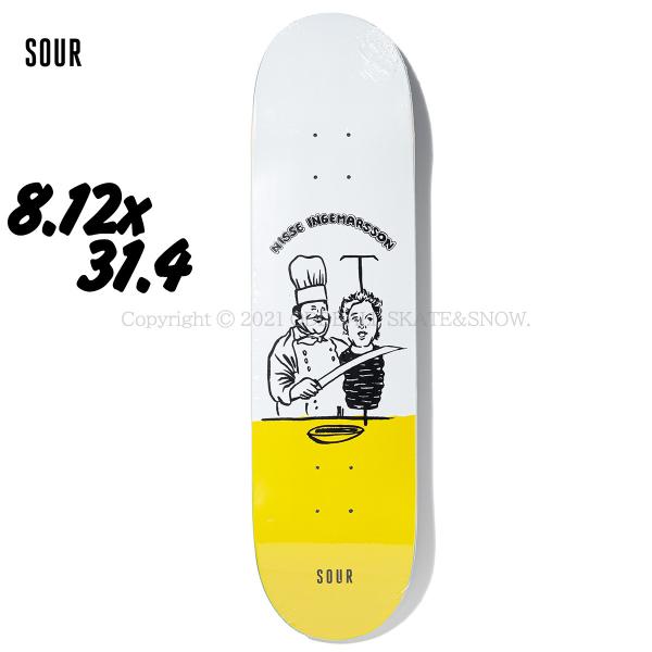 IziBuy | サワー ソリューション 8.12インチ スケボー デッキ SOUR
