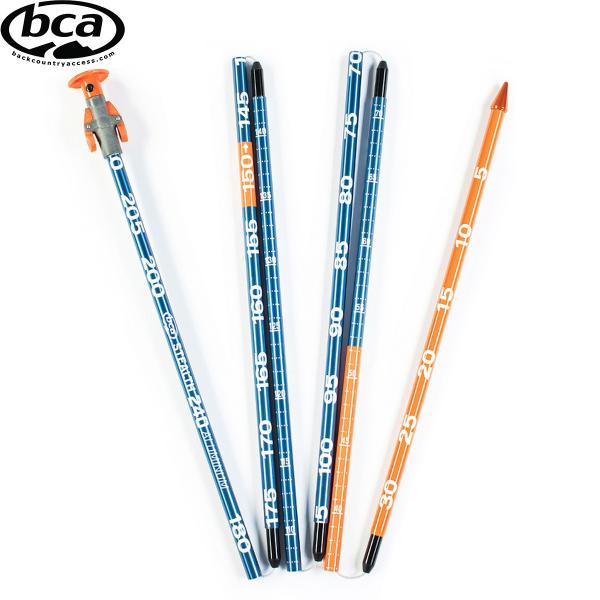 バックカントリー プローブ BCA STEALTH 270 AVALANCHE PROBE バックカントリーアクセスBCAの主流の270cmプローブは、高度なレクリエーション活動家向けです。・デュアルサイズの深さのマーキング・クイックロック...