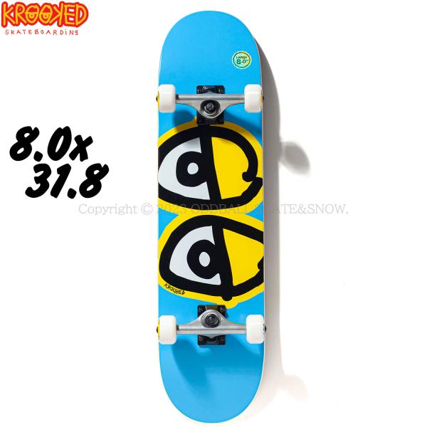 KROOKED（クルキッド） キッズ スケボーコンプリート 8.0 完成品