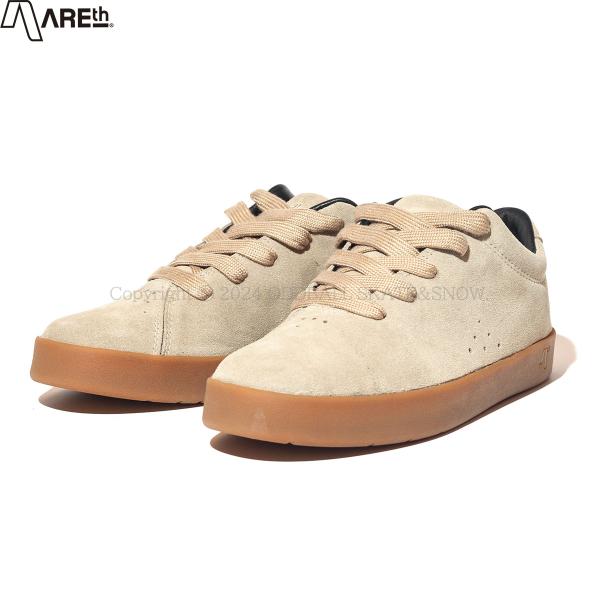 AREth（アース） スケボー シューズ AREth 2024 LATE I LACE Sand Gum