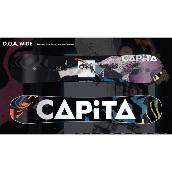 CAPiTA 早期予約 25-26 CAPITA SNOWBOARDS D.O.A WIDE キャピタ