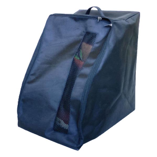 スノーボードブーツケース SNOWBOARD BOOTS BAG BLACK正面メッシュ付きでバッグ内の湿気を外へ逃がします素材はポリエステルを使用しているのでバッグ自体が乾きやすい幅28cm高さ40cm奥行40cm素材　ポリエステル100％