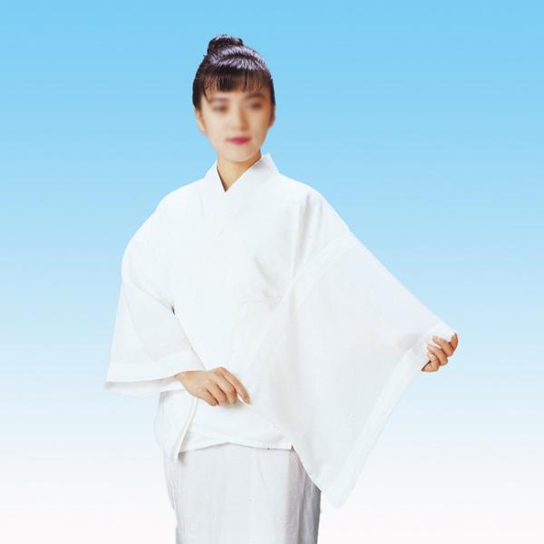 半襦袢 ポリエステル半襦袢 片肌脱ぎ用 踊り用 着物 和服 下着 稽古