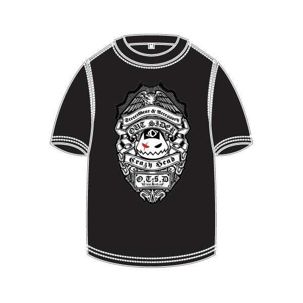 クレイジーヘッド Tシャツ 半袖 ポリスバッジ ホワイト キャラクター ねこ ガイコツ アメカジ ミリタリー イラスト Buyee Buyee Japanese Proxy Service Buy From Japan Bot Online