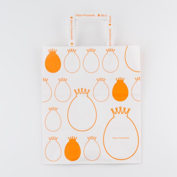 うっふぷりんの紙袋（中・大）です。ご注文枚数を発送時に同梱いたします。ご注文の商品に合わせて、当店でサイズを選択いたします。1枚50円画像1枚目・・・中サイズ画像2枚目・・・大サイズ（ティラプリ・プリュス対象）---------------...