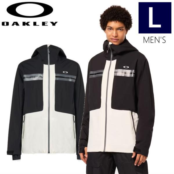 OAKLEY ○ TC REDUCT EARTH SHELL JKT ARCTIC WHITE BLACKOUT L