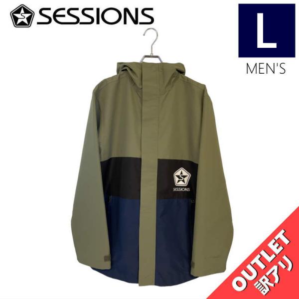 OUTLET】 SESSIONS VITAL JKT OLIVE NAVY Lサイズ メンズ OUTLET】 SESSIONS VITAL JKT OLIVE NAVY Lサイズ メンズ
