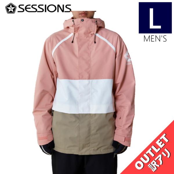 アウトレット】23-24 SESSIONS RECON SHELL JKT カラー:PINK L アウトレット】23-24 SESSIONS RECON SHELL JKT カラー:PINK L