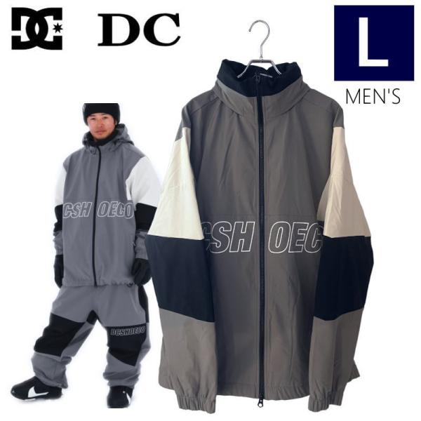 ○ DC SNOW STAND ZIP JKT GRY Lサイズ ディーシー スノボウェア  