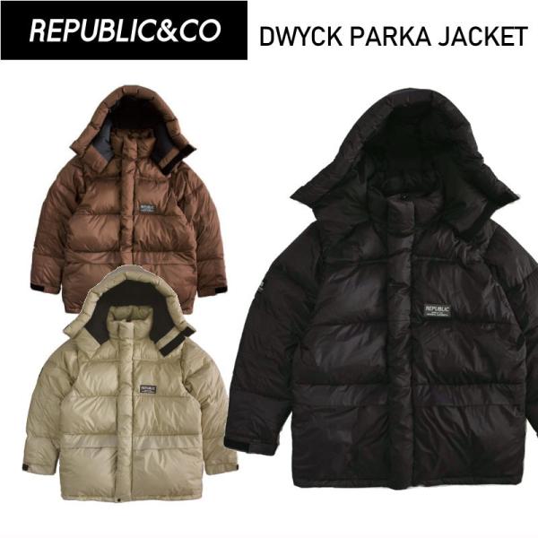 【新品】REPUBLIC&CO リパブリック ウェア ダウンジャケット ○ REPUBLIC DWYCK PARKA JACKET リパブリック スノボウェア