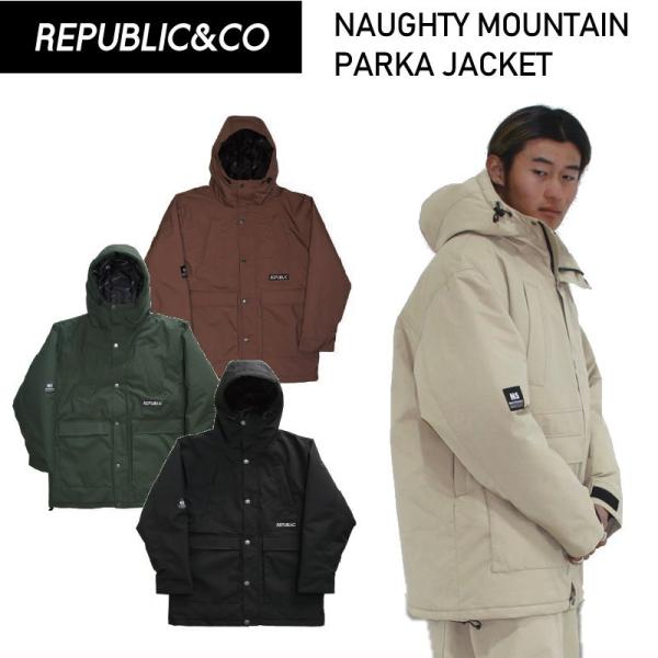 【未使用】REPUBLIC ウェア NAUGHTY MOUNTAIN PARKA 在庫限り 24-25 REPUBLIC &CO リパブリック ウェア ジャケット