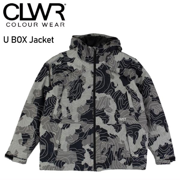 CLWR（カラーウェア） ◎ CLWR U BOX JACKET BLACK MAP スノボウェア