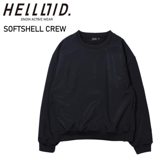 ヘルロイド ウェア 上下セット HELLOID ヘルロイド ウェア 22HEL-08 ANORAK RAGLAN 22-23 BLACK