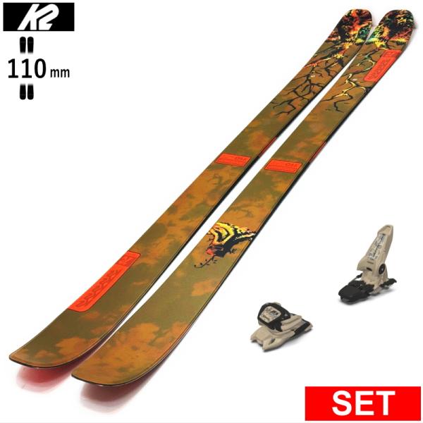 パウダー＆フリースタイルで楽しめるオールマウンテンツインチップ抜群の浮力を持つ110mmのセンター幅と扱いやすい軽量な構造のツインチップでパウダーやゲレンデをスタイルにとらわれず楽しむことができる１台。スイングが軽く、タイトな場面でも高い操...