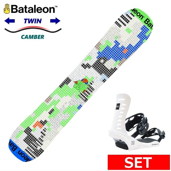 25-26 BATALEON BLOW JPN LTD+FIX NATION JPN メンズ スノーボード2点セット オールラウンド カービング 型落ち 日本正規品