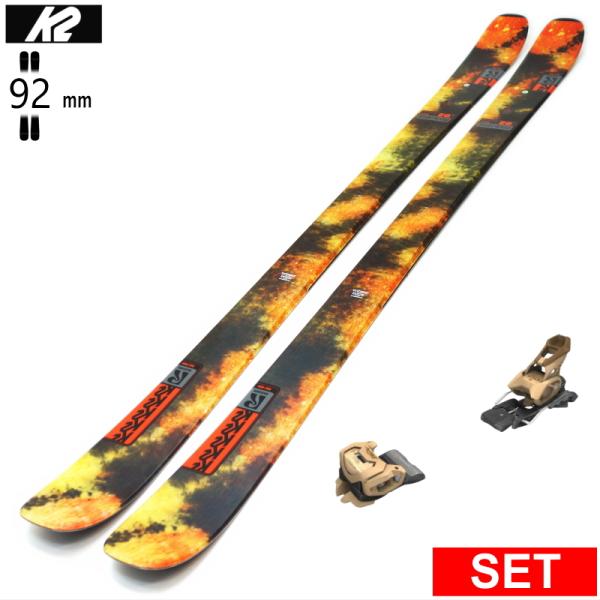 軽量＆ソフトフレックスで遊びやすい!!低速でもフリースキーの動きが楽しみやすいのでトリックやパークに挑戦したい方はもちろん、これからスキーを始める方にもおすすめです。ターンのしやすさと汎用性のバランスがよい92mmのウェスト幅はエッジングの...