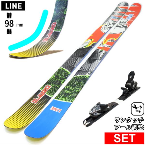 超ソフトなノーズとテールで遊べるツインチップスキーパウダーやシャバ雪の中でも浮力があり、整地でもキレのあるターンを可能にする98mmのウェスト幅でオールコンディションに対応できるツインチップスキー。特徴的なノーズとテールのフレックスによって...