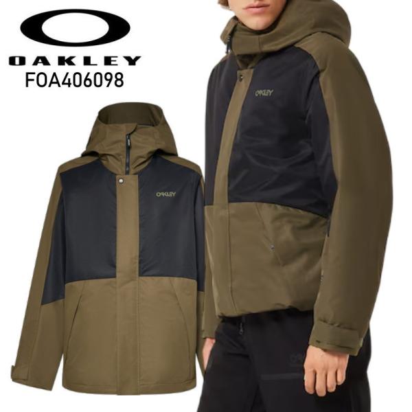 【極美品】OAKLAY オークリー スキーウェア スノージャケット カーキ M OAKLEY（オークリー） ☆ OAKLEY RANGE RC 2.0 JACKET カラー:ARMY