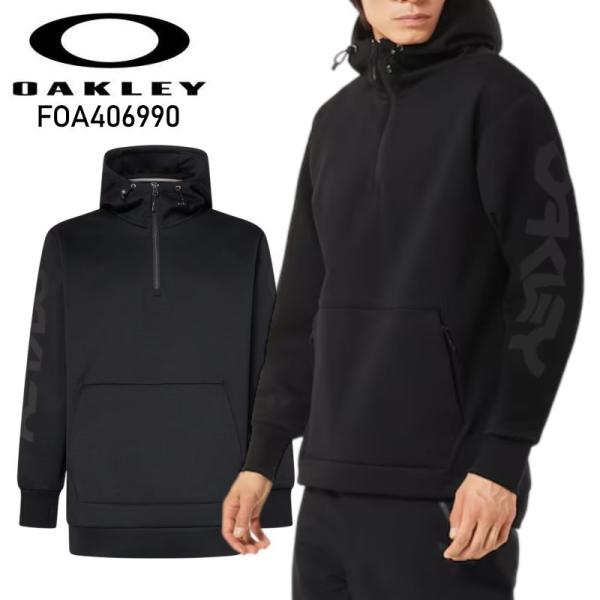 Oakley スノーボードウェア Lサイズ ブラック OAKLEY（オークリー） ☆ OAKLEY AMPHIBIAN WR ZIP HOODY 1.0 カラー
