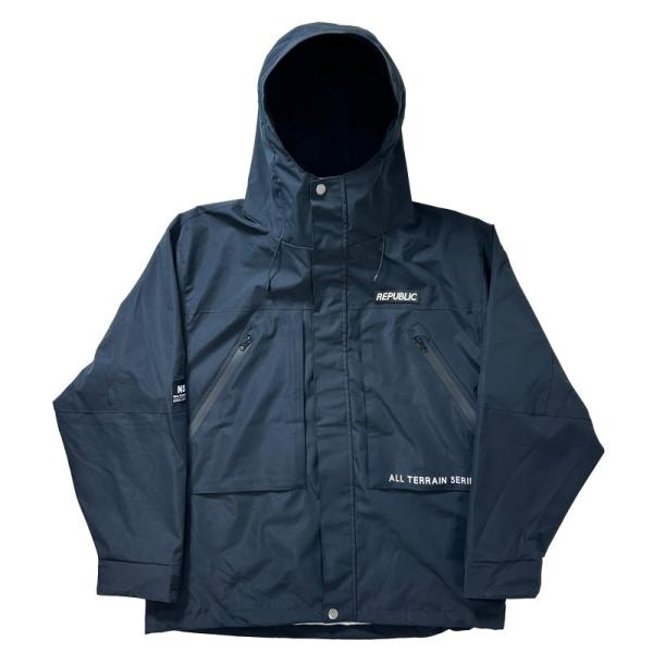 �� 25-26 REPUBLIC OUTSIDE CITY PARKA JACKET �J���[:BLACK ���p�u���b�N �X�m�{�E�F�A �����Y �X�m�[�{�[�h �A�E�g�T�C�h�V�e�B�W���P�b�g JKT ���{���K�i ���i�摜1