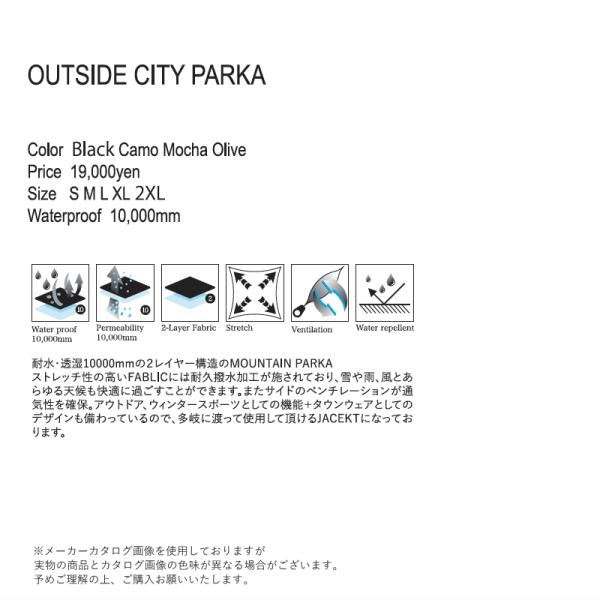 �� 25-26 REPUBLIC OUTSIDE CITY PARKA JACKET �J���[:BLACK ���p�u���b�N �X�m�{�E�F�A �����Y �X�m�[�{�[�h �A�E�g�T�C�h�V�e�B�W���P�b�g JKT ���{���K�i ���i�摜4
