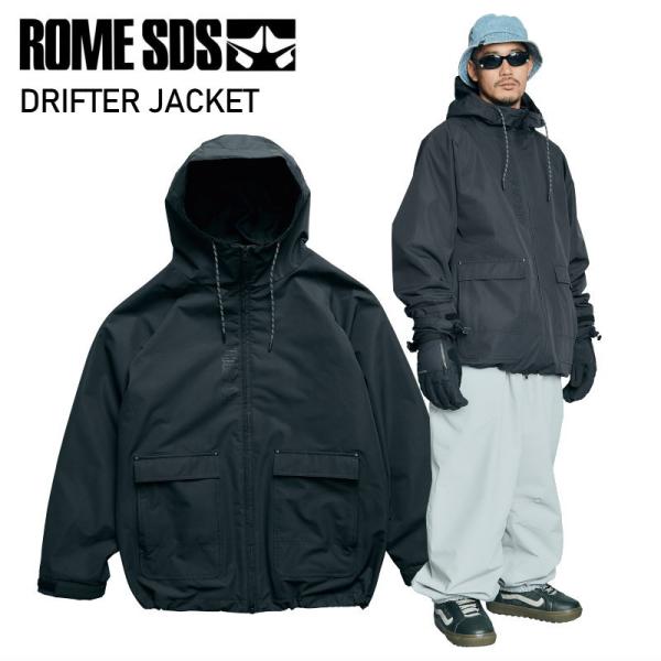 ROME SDS ☆ 25-26 ROME SDS DRIFTER JACKET BLACK ローム スノボ