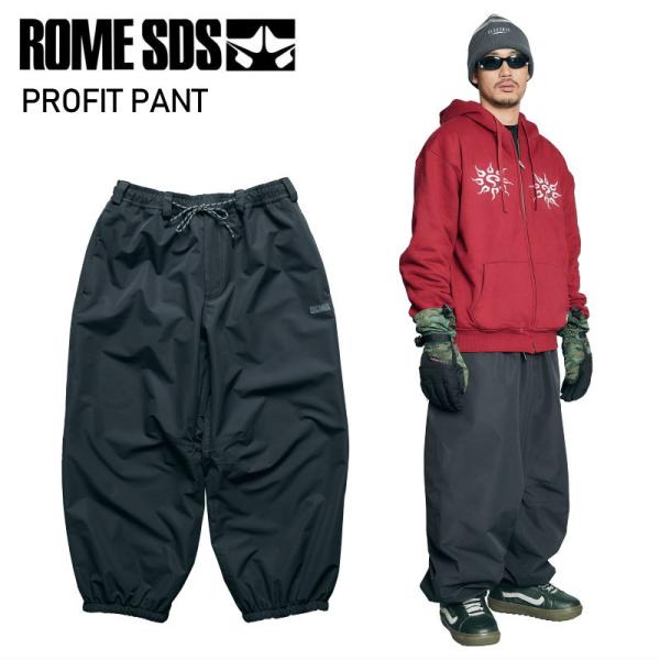 ROME SDS ☆ 25-26 ROME SDS PROFIT PANT BLACK ローム スノボウェア