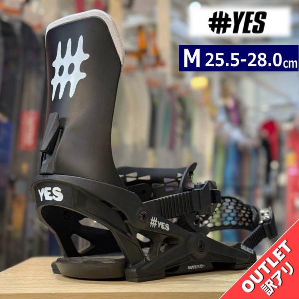 �yOUTLET�z 25-26 YES SELECT �J���[:PITCH BLACK M�T�C�Y YES �����Y �X�m�[�{�[�h �o�C���f�B���O ���{���K�i ���i�摜