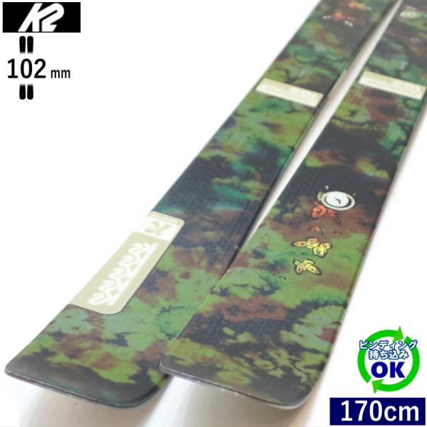 浮力とエッジコントロールを両立する102ｍｍのセンター幅とパウダーや地形にしなやかに対応するソフトなトップとテール。軽量なスイングウェイトで場面を選ばずスムーズなフリーランが楽しめるオールマウンテンツインチップスキーです。軽快な乗り心地でパ...