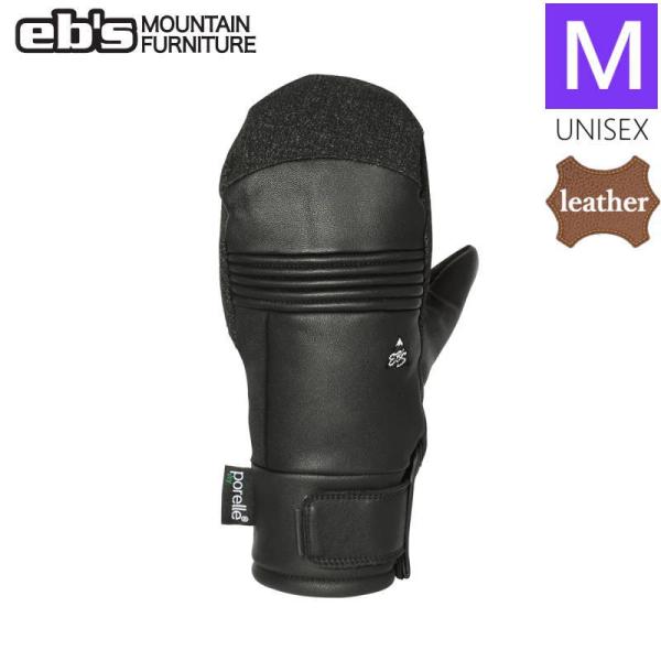 ☆26-27 EB'S CARVING MITT STRONG カラー:BLACK  Mサイズ エビス  スキー スノーボード