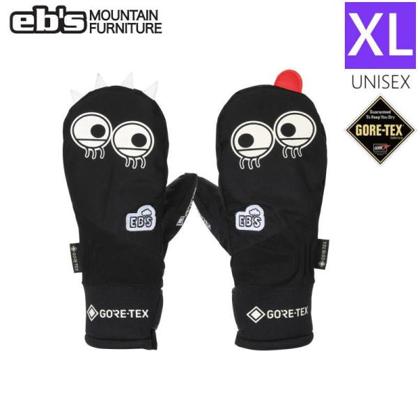 ☆26-27 XLサイズ27 EB'S GORE-TEX KEMONO CHAN カラー:BLACK  ユニセックス XLサイズ エビス  スキー スノーボード