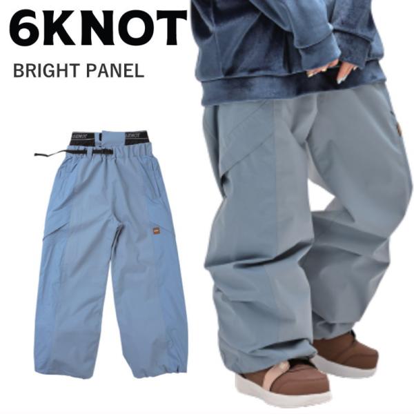 ◎ 24-25 6KNOT BRIGHT PANEL PNT カラー:MAT BLUE 6K2404 シックス