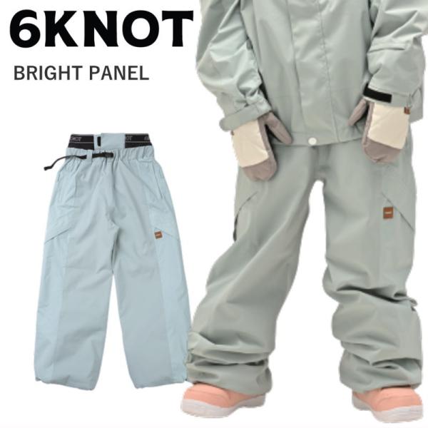 ◎ 24-25 6KNOT BRIGHT PANEL PNT カラー:ICE MINT 6K2404 シックス