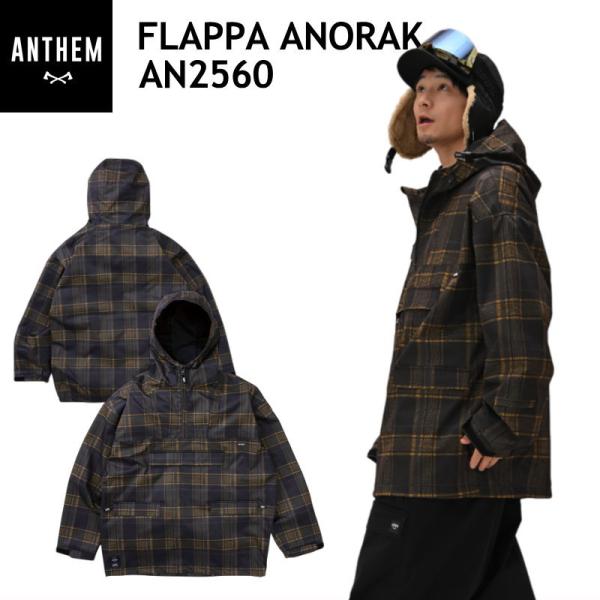 ☆ 25-26 ANTHEM FLAPPA ANORAK JACKET カラー:CHARCOAL CHECK AN2560