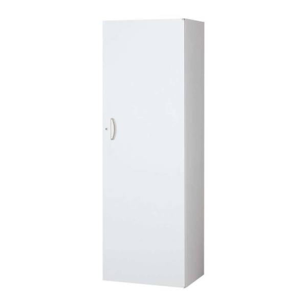 生興 キャビネット 片開き 書庫 A4対応 スチール ホワイト 鍵付き 内筒