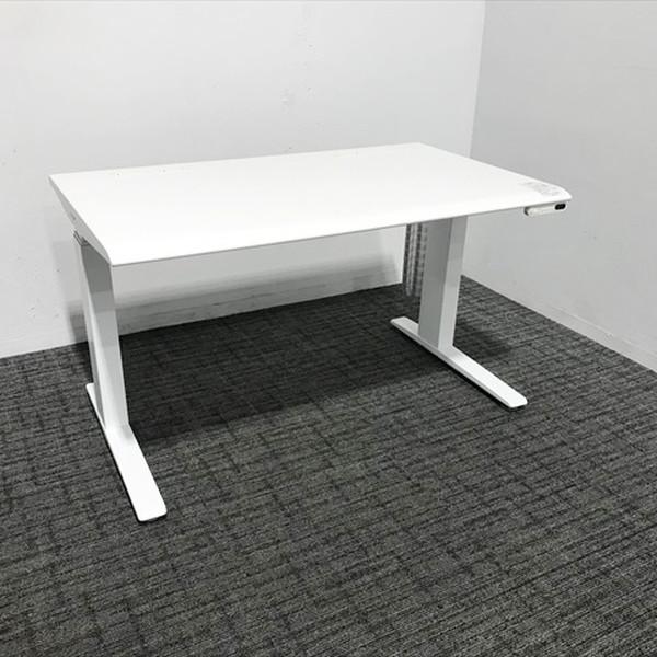 オカムラ 昇降 デスク 電動 平デスク スイフト ホワイト 中古 DH