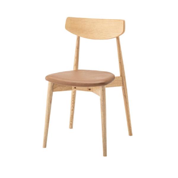 東谷 ダイニングチェア ナチュラル W42 D46.5 H78 SH45 完成品 TMZACE